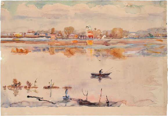 Елкин Василий Николаевич. Разлив. Баженовская церковь в Черкизово